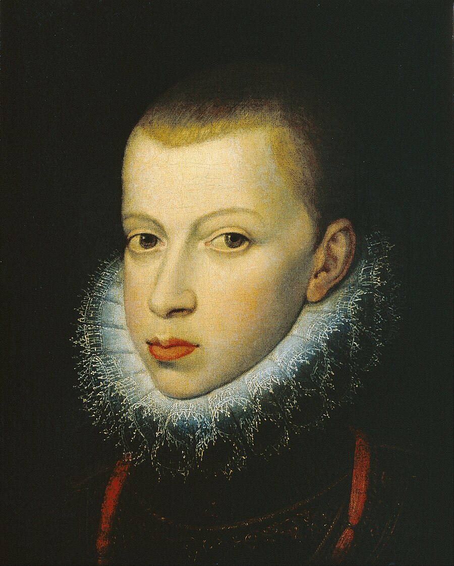 Retrato del rey Felipe III de España como príncipe, por Juan Pantoja de la Cruz