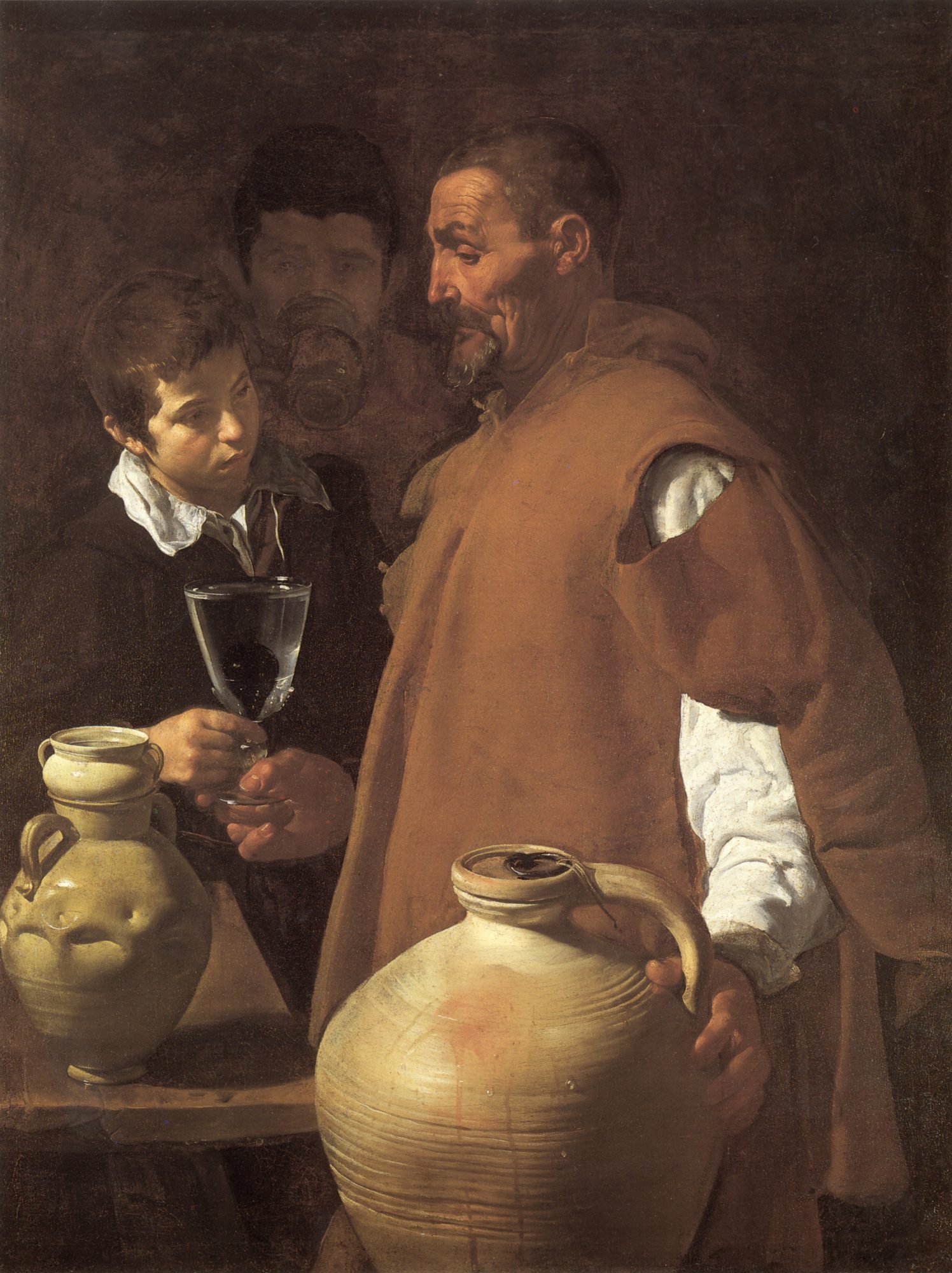 Cuadro El aguador de Sevilla de Diego Velázquez, óleo de 1620, Apsley House Londres
