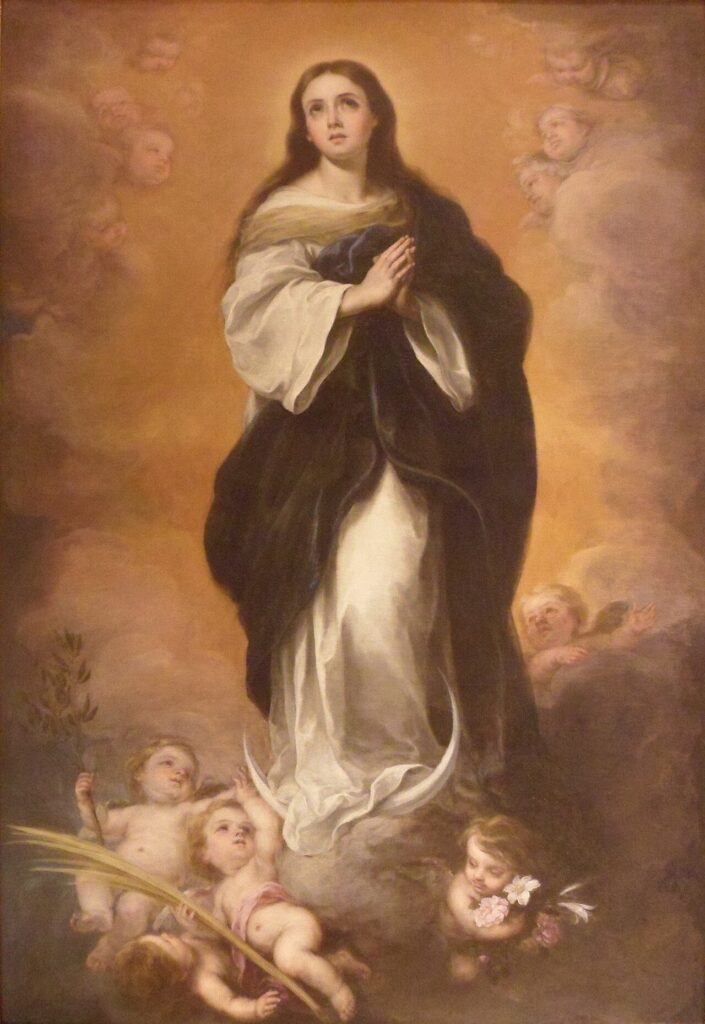 Pintura de la Inmaculada Concepción de Bartolomé Esteban Murillo